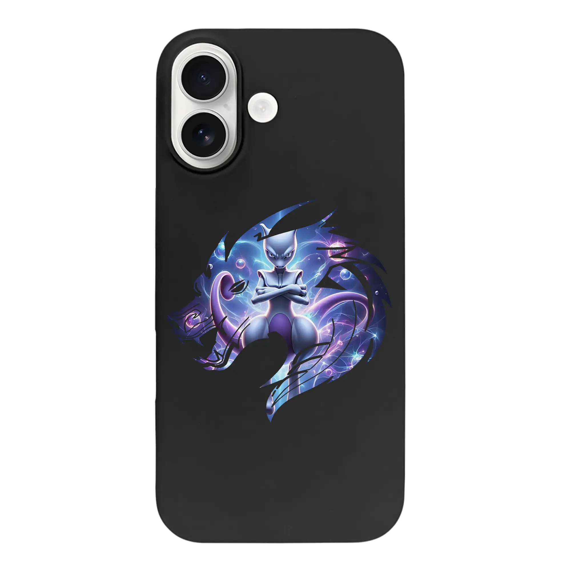 ポケモン グッズ,ミュウツー - iPhone 17 シリーズ シリコンケース 薄型 耐衝撃 指紋防止 ソフトタッチカバー 精密フィット 傷防止 保護ケース iPhone 17/17 Air/17 Pro/17 Pro Max 対応